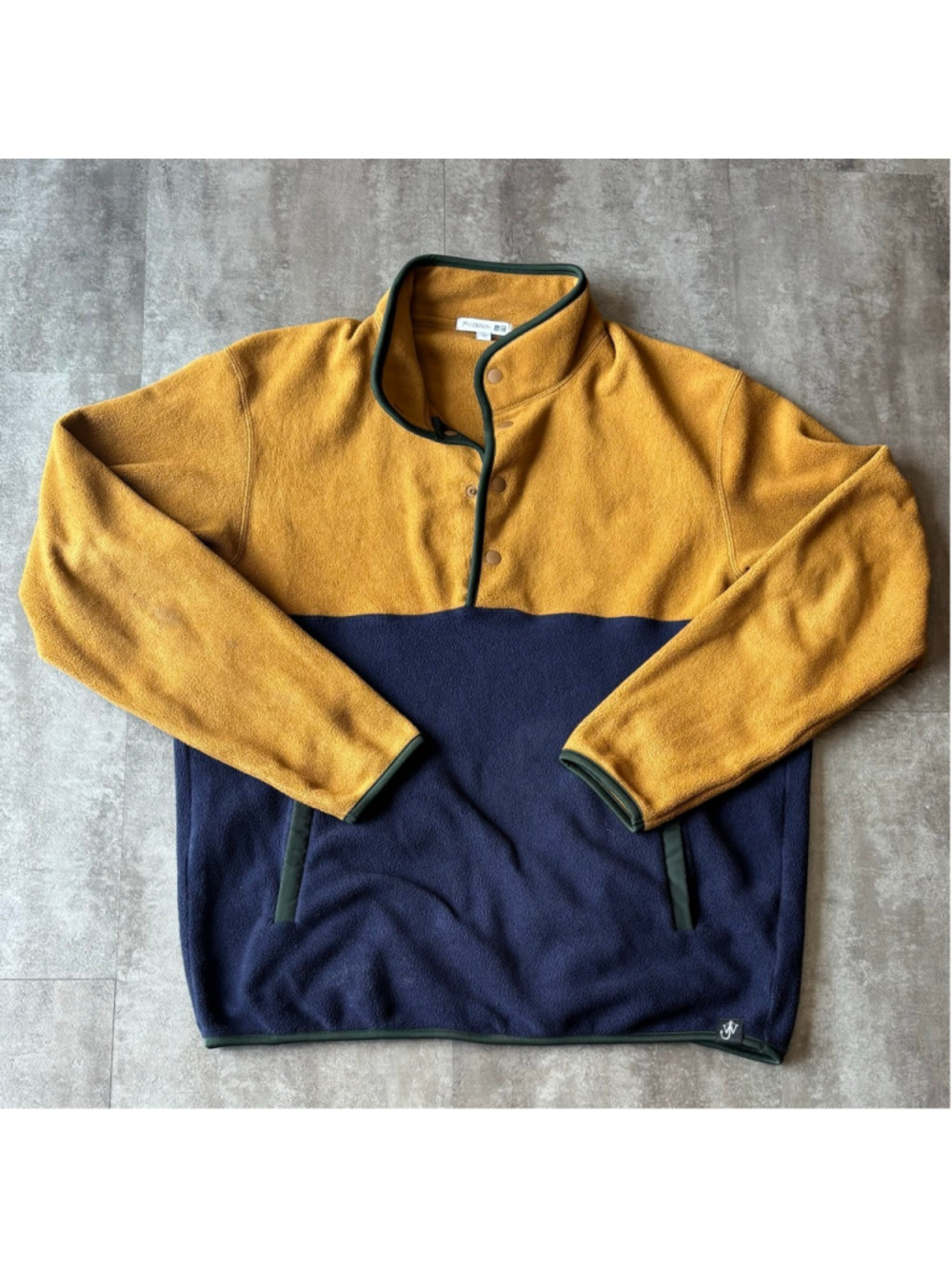 JW Anderson Uniqlo Fleece Sweater Mens Large Brown Blue